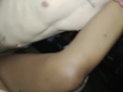 my ebony step sister talks me into cumming deep in her big ass 8/16