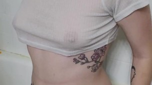 I think I win the wet t-shirt contest