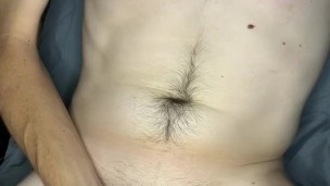 Sexy student lubes dick and cums everywhere