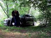 Girl Sucks My Dick Of the Forest 9/16