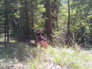 Exhibitionist Wife taking piss and cum on face 13/16