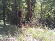 Exhibitionist Wife taking piss and cum on face 8/16