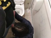 Public toilet whore milf 3/16