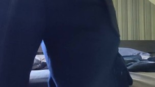 After work and work out wank - big cum