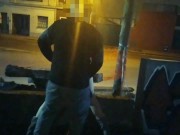 girl flashing naked in the street fucking in public voyeurs and caught by the police 5/16