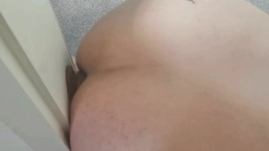 Backing my ass up on anal dildo until I come