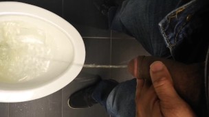 piss in public stall