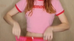 Valentines Panty Try On