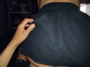 Un rapidin con falda que rico 😋 13/16