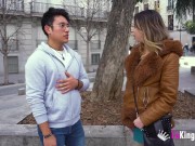 Small babe Melanie Dior is so desperate for fucking that she ends up banging her neirhbour! 3/16