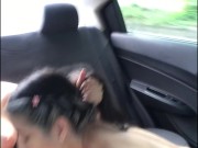 lesbians play with dildo in the car 13/16