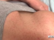 He Play Pierced Nipples With Hot Milf Big Boobs and she rubbing Nipples too 3/16