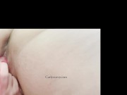 Moaning, teasing tits, and a dildo in me! 14/16