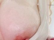 Moaning, teasing tits, and a dildo in me! 7/16