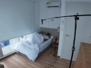 Behind the scenes. My Step mom wakes me up with an amazing blowjob. English subtitles 1/16