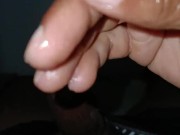 Semen luego de venirme de ver porno