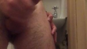 Wanking my monster dick.