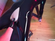 Tied Sexy Latex Girl Tied And Hard Fisted 8/16