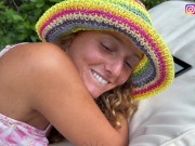 Mi CULO está ARDIENDO. Follame de culo a boca en el jardín! 1/16