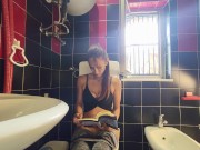 Quel porco del mio amico mi ha scopata in bagno 2/16