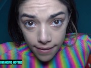 Tiny Harmony Wonder Pussy Pounded Throat Fucked & Huge Facial 2/16