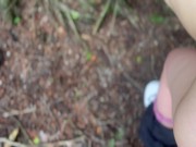 Sneaking off to the road side to have a chreampie sex, multiple orgasms. 15/16