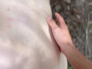 Sneaking off to the road side to have a chreampie sex, multiple orgasms. 16/16