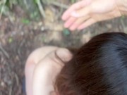 Sneaking off to the road side to have a chreampie sex, multiple orgasms. 7/16