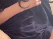 濡れ染みパンツの中でオナニー♡可愛いパンツから陰毛はみ出しまくりの脇毛ボーボー素人【個人撮影】 5/16