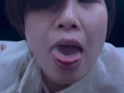 精子大好き彼女はたくさんの精子を口いっぱいにしてごっくんしちゃう♡　cuminmouth gokkun
