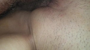 My dick goes all the way in her pussy and i cum inside her. All my cum deep inside her pussy