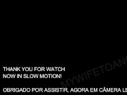 Cuckold husband drinking own cum after give cum over wife tits 11/16