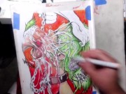 The Joker Teaching the Ropes to His Protege ? Drawing Timelapse