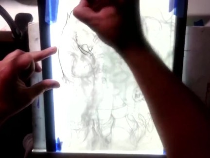 The Joker Teaching the Ropes to His Protege ? Drawing Timelapse