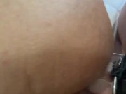 I’ll quit stretching out your little AssHole with my BIG STRAPON as soon as u give me all that CUM. 15/16