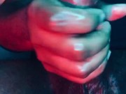 POV: Moaning Hung Black Dick Cums In Your Face Daddy