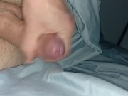 Late Night Fun With Phimosis Big Cock Closed And Tight Forskin - Coming 10/16