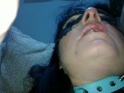 Closeup hard fucking milf, big moaning and slapping her face 7/16