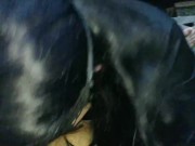 Long hair beauty in Nun outfit worship fat cock 4/16