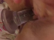 Watch me fuck my tight pussy 14/16