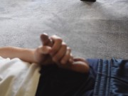 【イキ声】いつも通りのオナニー、最後はティッシュに射精・・・ - Screenshot 11 of 16 - HD