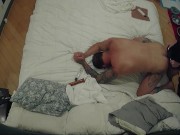 My Strap On Stories - I Cage him & use my Big Strap On to Make him cum thru the cage. 6/16