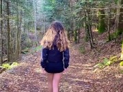 RENCONTRE UNE ADO EN EXTERIEUR ET BAISER EN LEVRETTE EN FORET 1/16