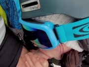 BJ in the snow - El takes G's load on the mountain! 16/16