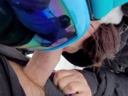 BJ in the snow - El takes G's load on the mountain! 8/16