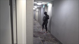 rubber commando training in hotel hall