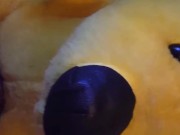 Sex with teddybear, Humping plushie until i cum on it 5/16
