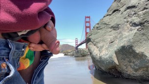 Pissing in Front of The Golden Gate Bridge