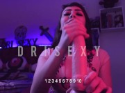 JOI - putinha safada fazendo contagem para você GOZAR | Dri Sexy 9/16