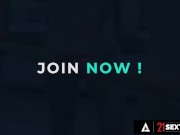 Teen Dancers Start Steamy Lesbian Sexual Activity 1/16